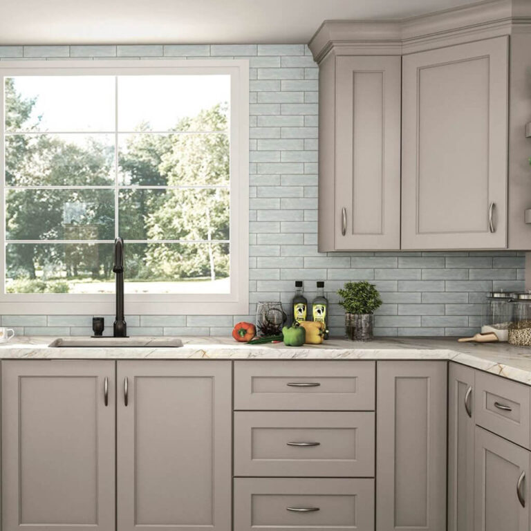 Mantra light grey kitchen cabinetry